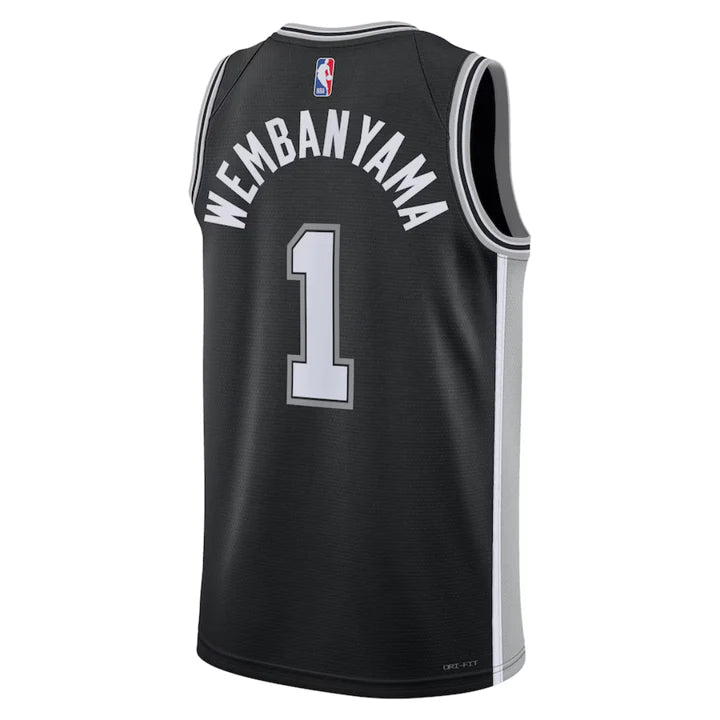 NBA  San Antonio Spurs Victor Wembanyama Nike Black 2023