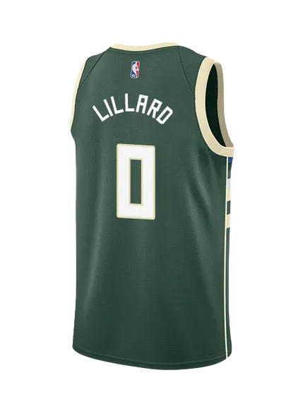 NBA Camisa NBA Milwaukee Bucks  Damian Lillard 0